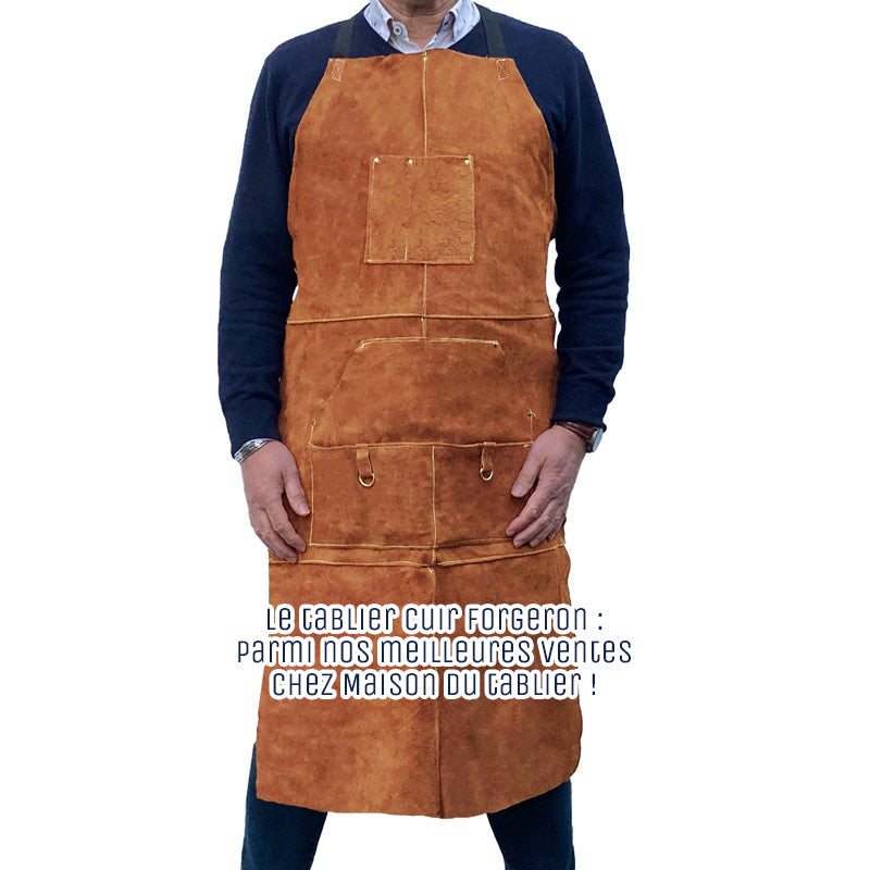 Tablier Cuir Forgeron