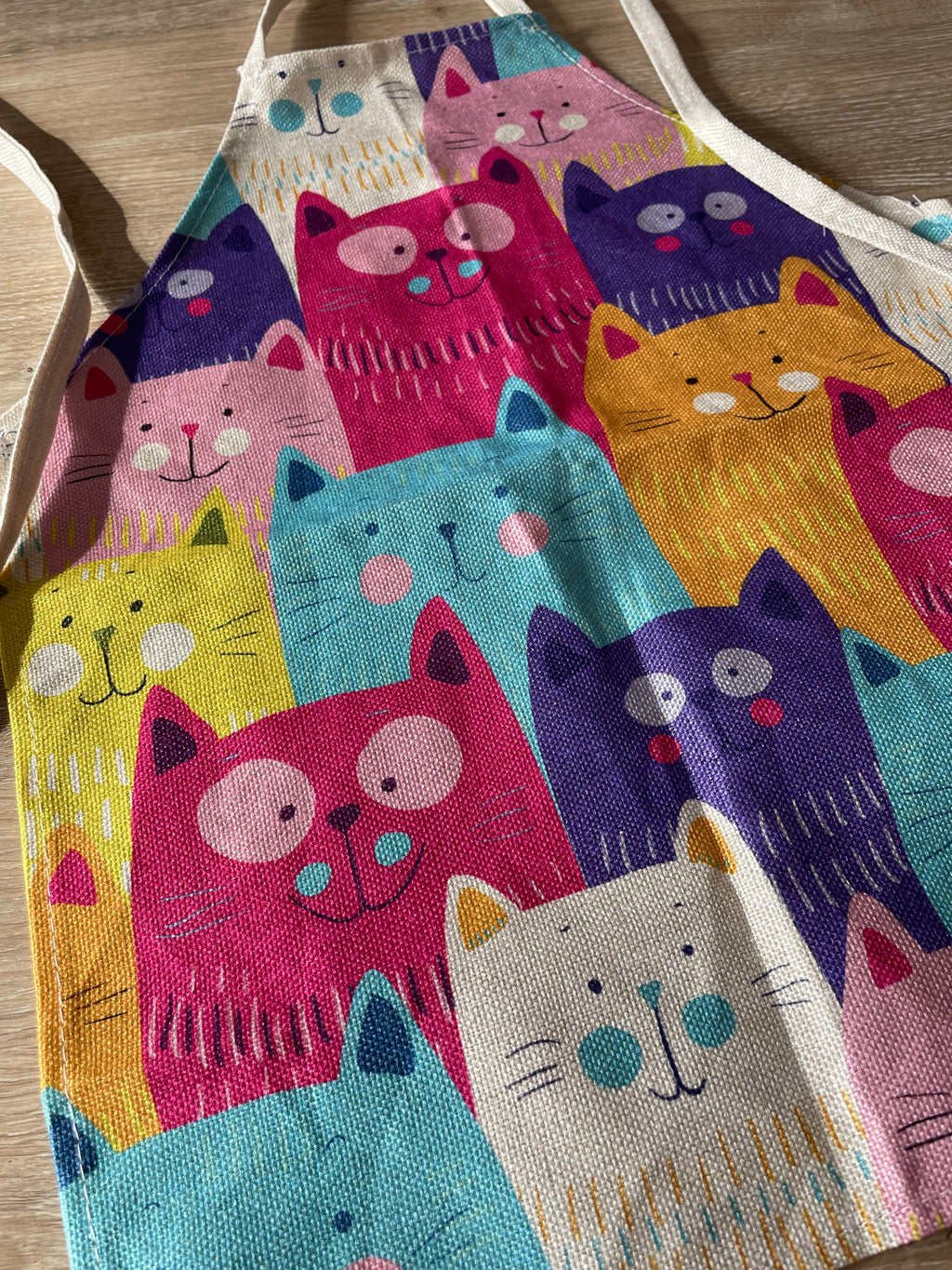 Tablier de Cuisine Enfants Chat Mignon