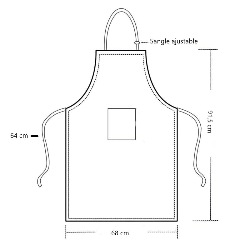 Tablier de Cuisine Tête de Mort