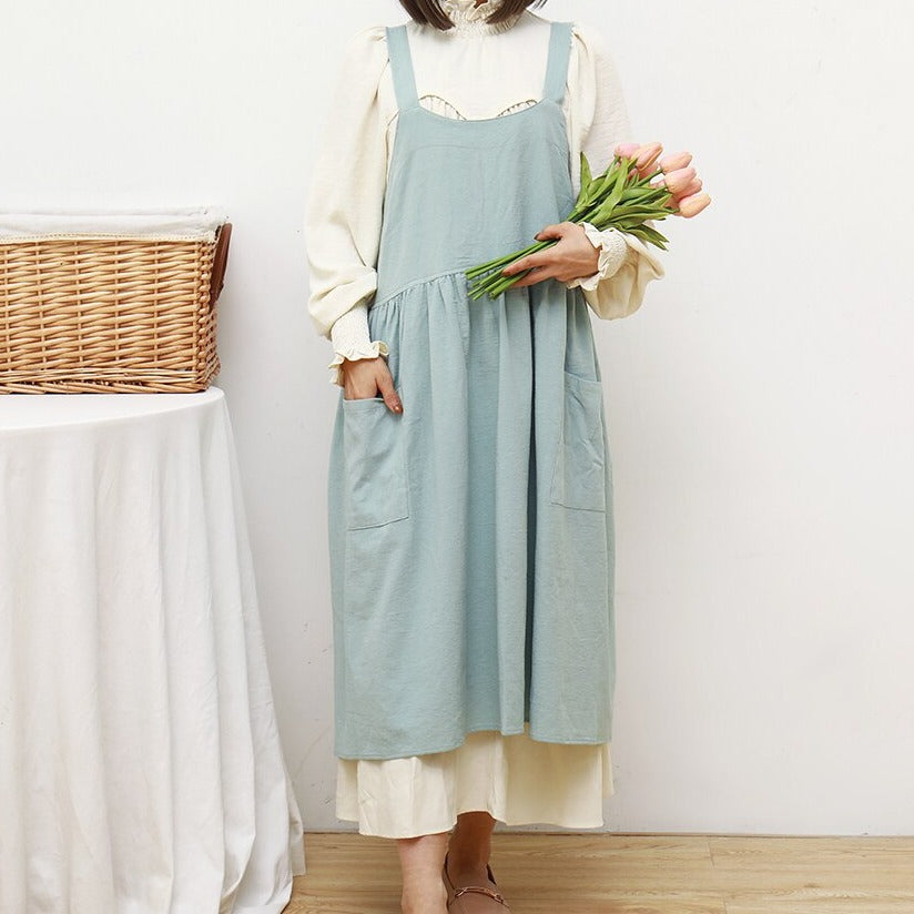 Tablier Japonais Bleu Clair