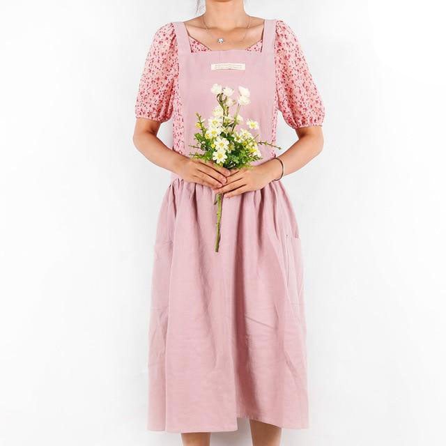 Tablier Japonais Rose