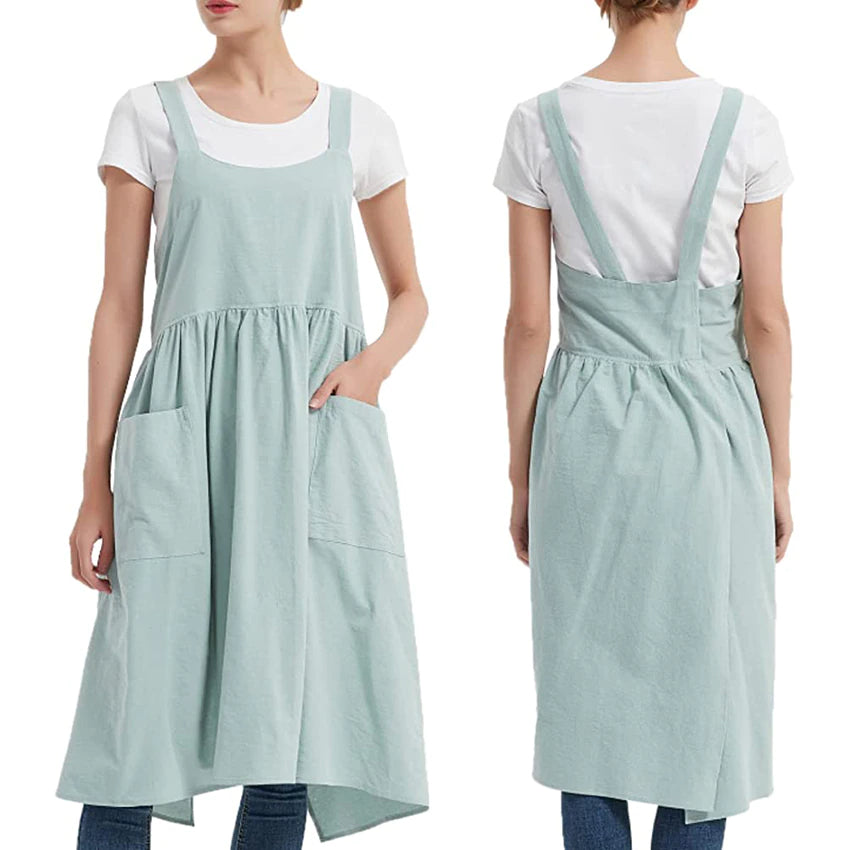 Tablier Japonais Bleu Clair