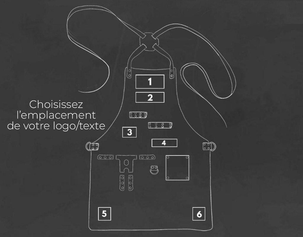 Tablier Barbier Cuir