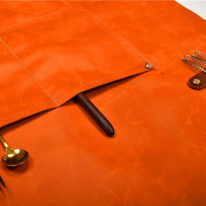 Tablier Cuir Véritable