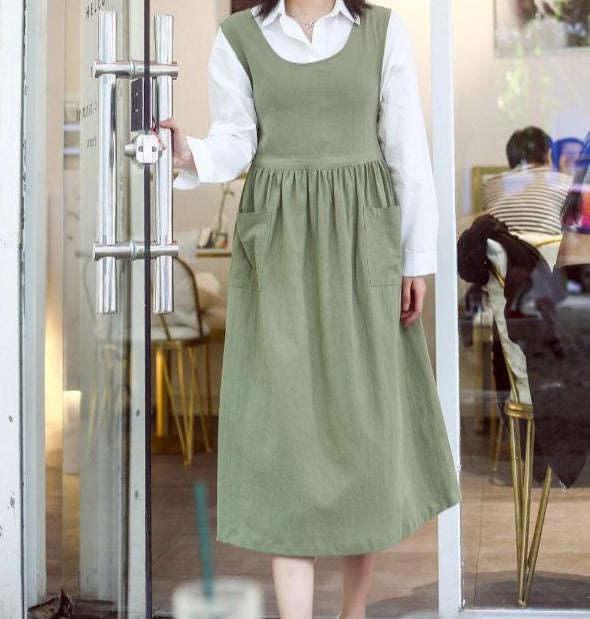 Tablier Japonais Kaki