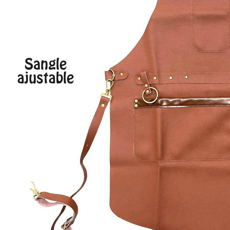 Tablier Coiffure Cuir