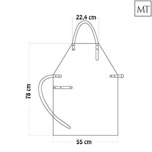 Tablier de Cuisine en Cuir