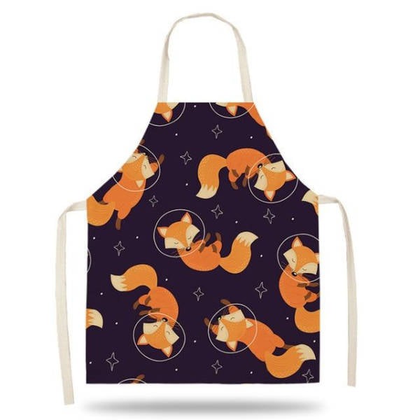 Tablier de Cuisine Enfants Renard Cosmique
