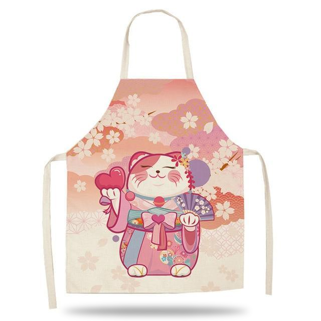 Tablier de Cuisine Maneki-Neko