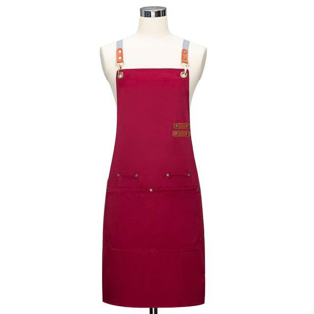 Tablier de Cuisine à Lanières Croisées