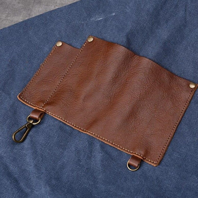 Tablier Jean et Cuir