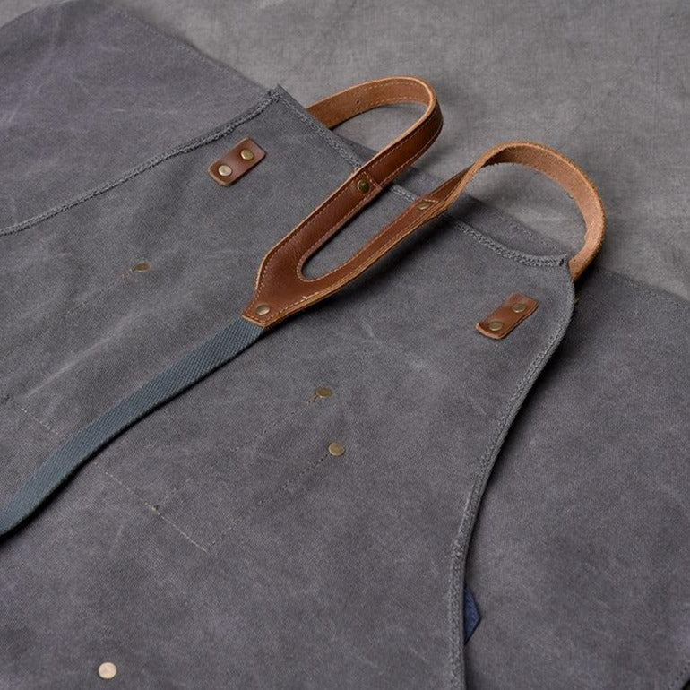 Tablier Jean et Cuir