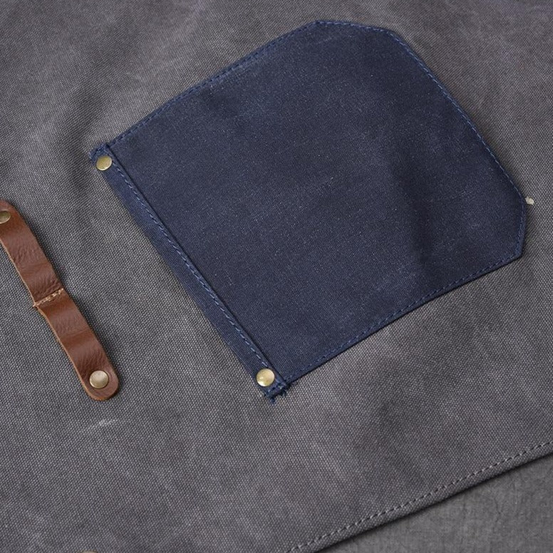 Tablier Jean et Cuir