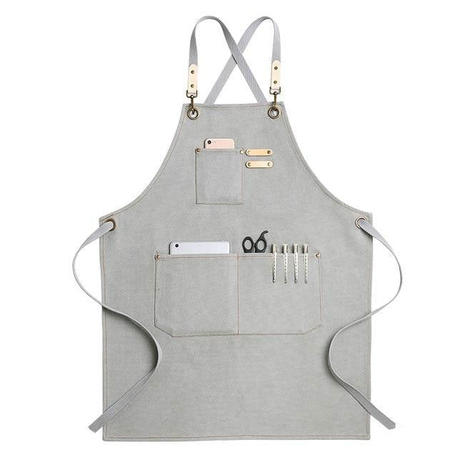 Tablier de Cuisine Gris