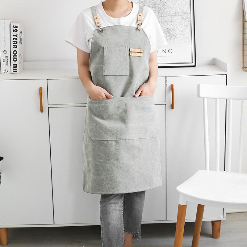 Tablier de Cuisine Gris