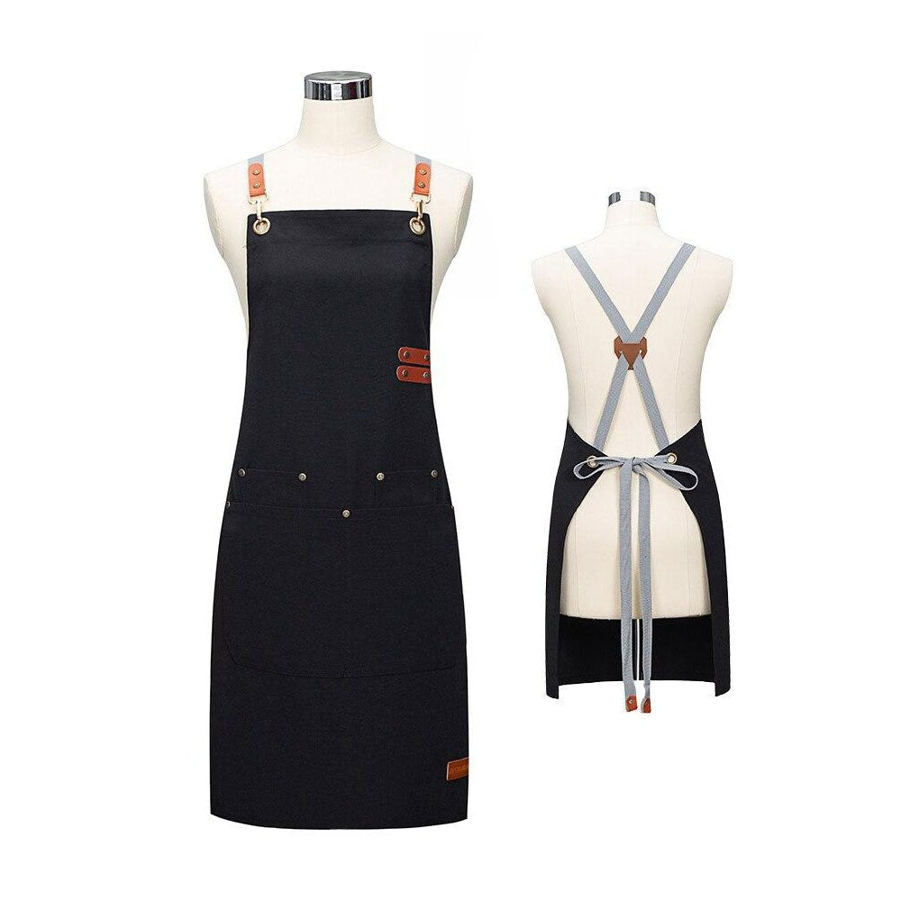 Tablier de Cuisine à Lanières Croisées