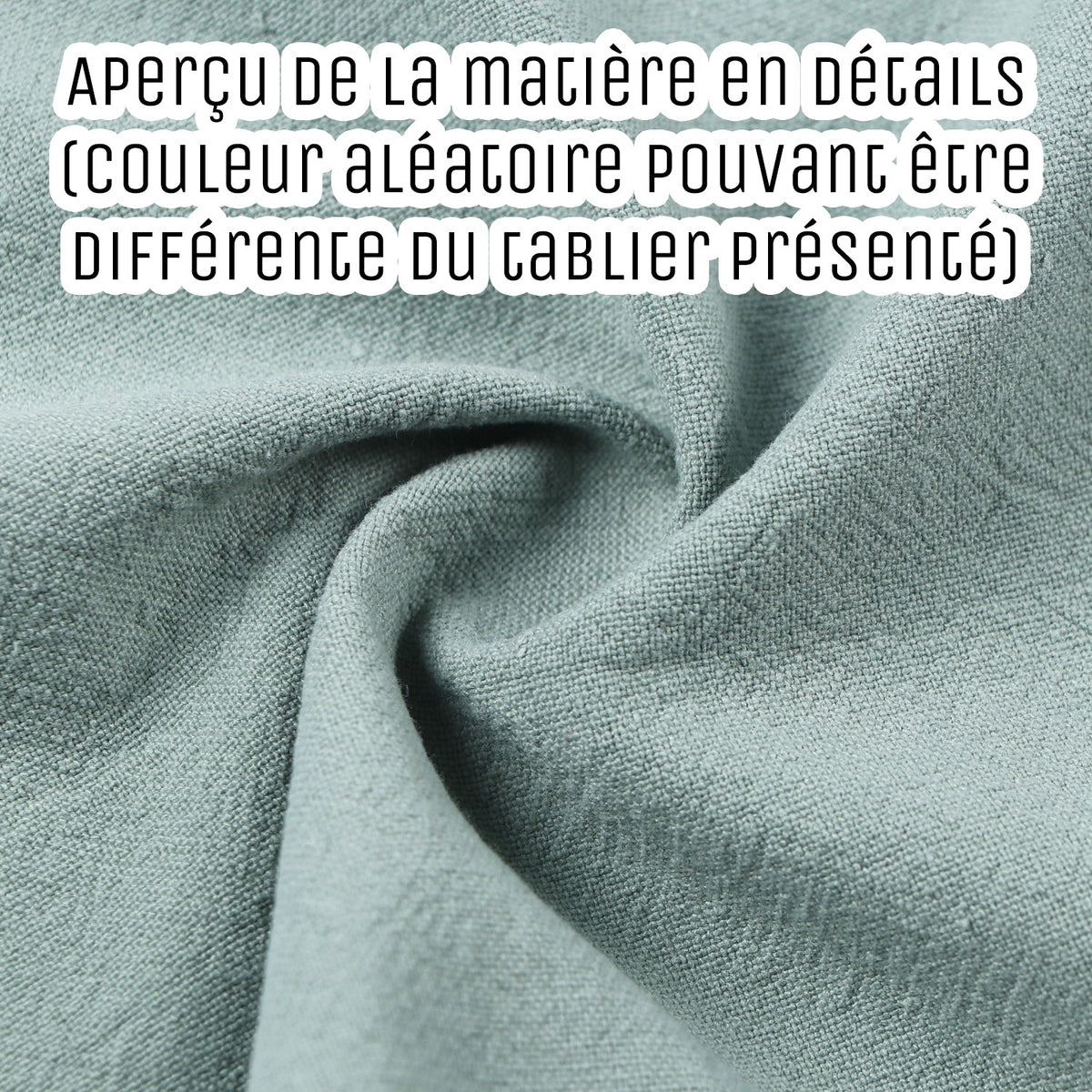 Tablier Lin et Coton