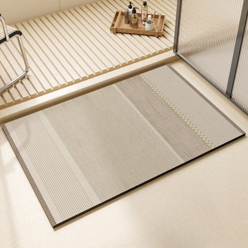 Tapis De Bain Design Gris